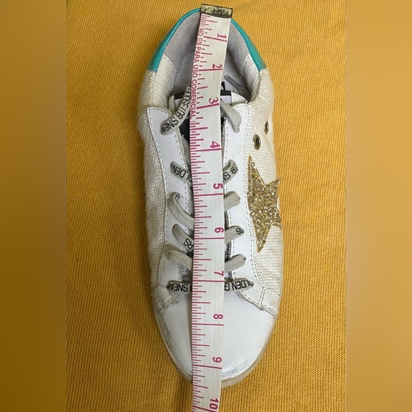 Golden Goose GGDB Canvas & White Superstar Sneakers size 7 - Picture 9 of 9